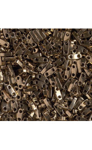Miyuki quarter tila 5x1.2mm beads - Metallic dark bronze QTL-457
